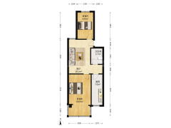 七里新村 2室1厅 98万